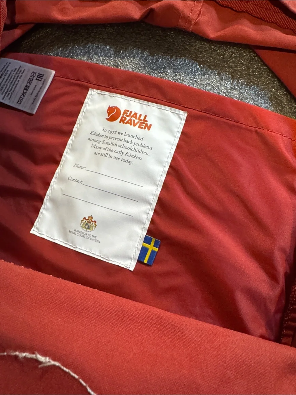Kånken Classic Red Backpack - Men's